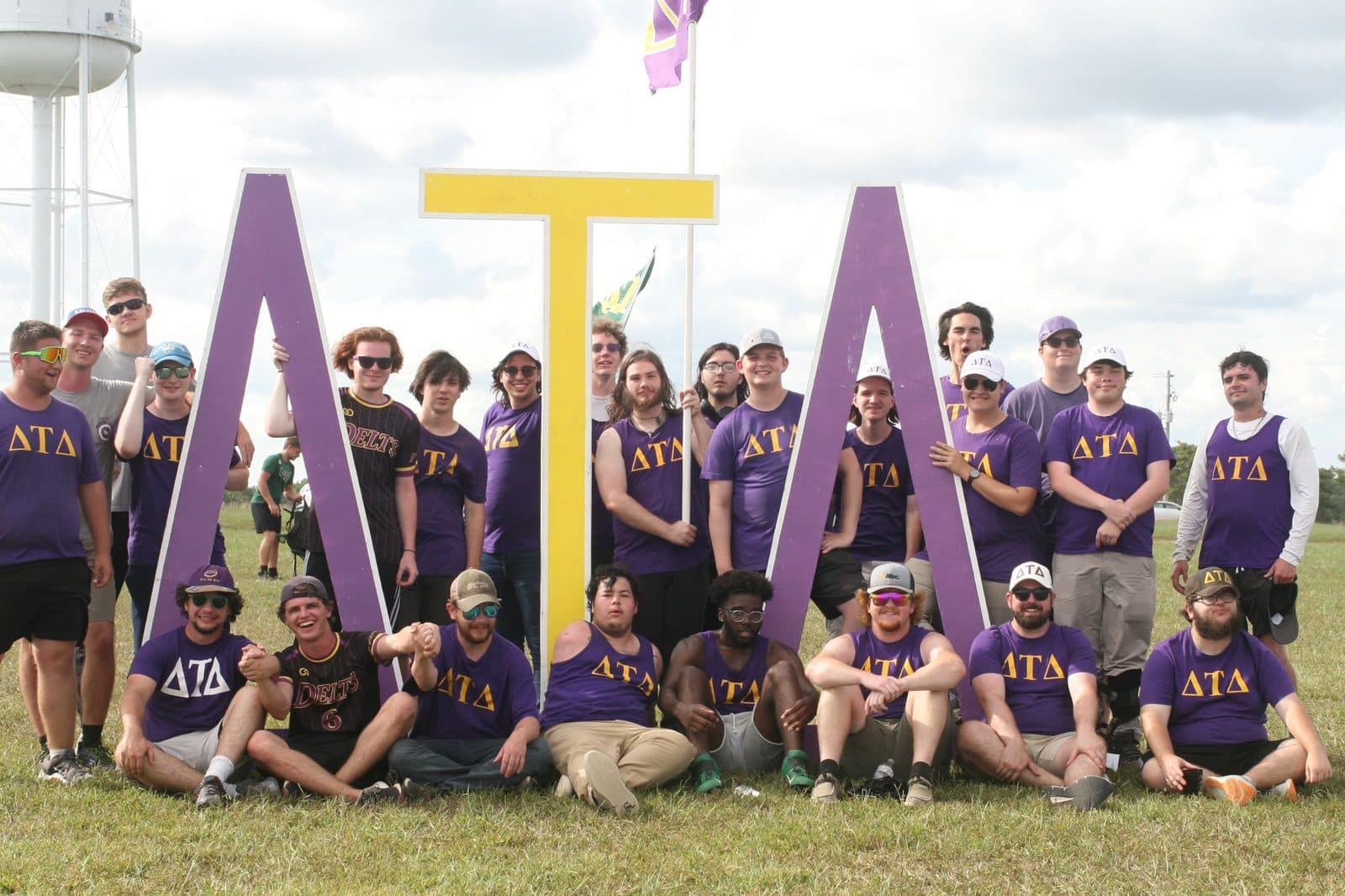Delta Tau Delta brothers at a chapter event