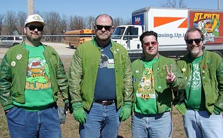 Brothers at a Missouri S&T St. Pat's campus tradition
