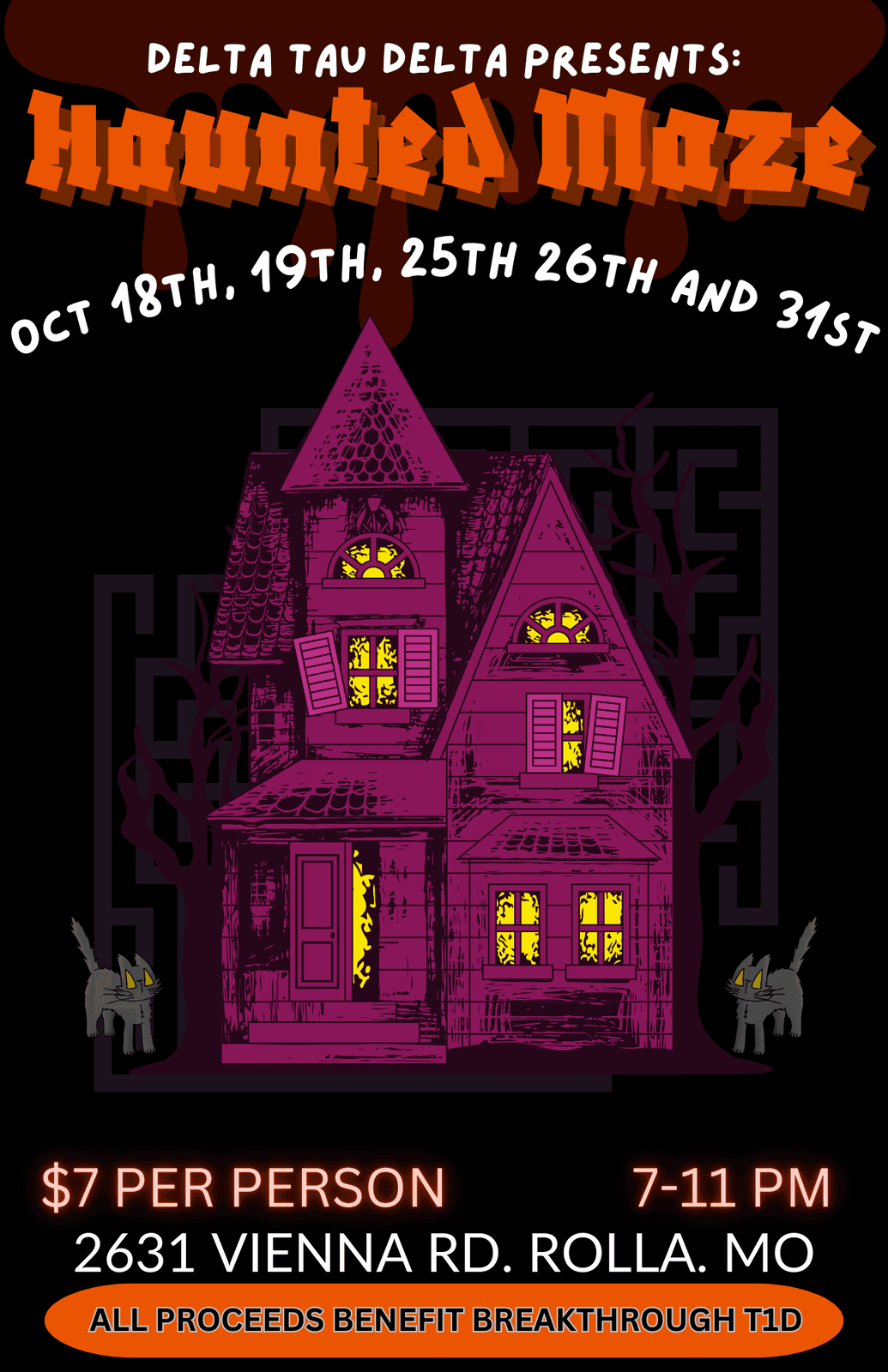 Delta Tau Delta Haunted Maze